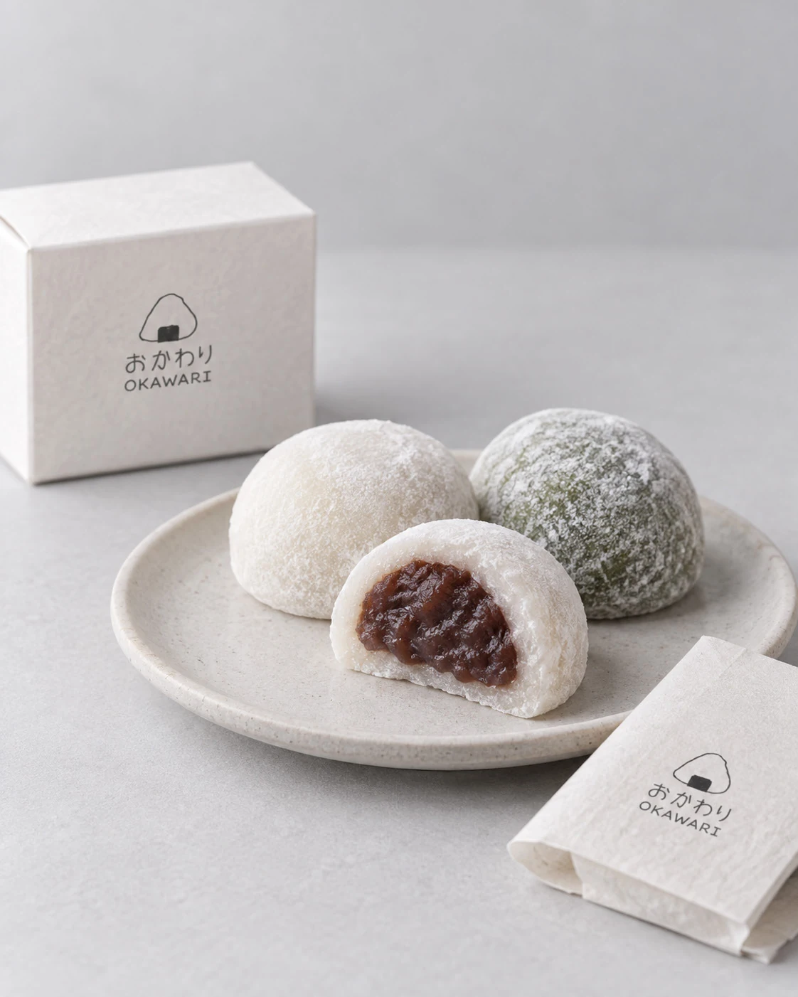 A plate of soft mochi to enjoy again
